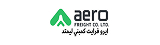 Green stylized letter "A" logo for Aero Trans W.L.L, accompanied by text in English and Arabic. The design conveys a modern and professional tone.